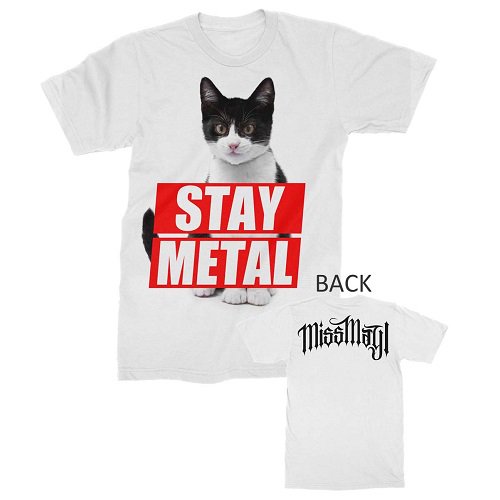 MISS MAY I Stay Metal Cat, Tシャツ - バンドＴシャツ専門店GARAPA