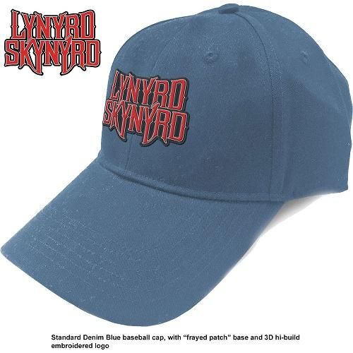 Lynyrd Skynyrd Logo Denim Blue バンドグッズ キャップ バンドｔシャツ専門店garapa Gos ガラパゴス バンドｔシャツやメタルｔシャツ アメコミｔシャツやグッズ等の通販専門店