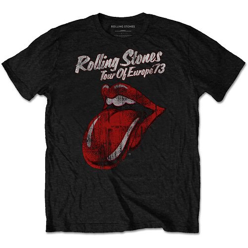 ROLLING STONES 73 Europe Tour, Tシャツ - バンドＴシャツ専門店GARAPA-GOS(ガラパゴス)  バンドＴシャツやメタルＴシャツ、アメコミＴシャツやグッズ等の通販専門店