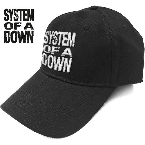 System Of A Down Stacked Logo バンドグッズ キャップ バンドｔシャツ専門店garapa Gos ガラパゴス バンドｔシャツやメタルｔシャツ アメコミｔシャツやグッズ等の通販専門店