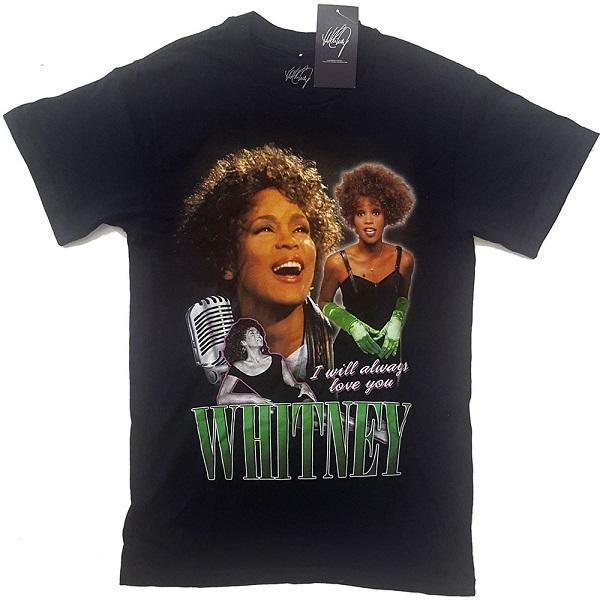 VINTAGE ヴィンテージ 90s waiting to exhale ため息つかせて ホイットニーヒューストン 半袖Tシャツ カットソー ブラック