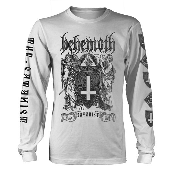 BEHEMOTH The Satanist White, ロングTシャツ - バンドＴシャツ専門店GARAPA-GOS(ガラパゴス)  バンドＴシャツやメタルＴシャツ、アメコミＴシャツやグッズ等の通販専門店