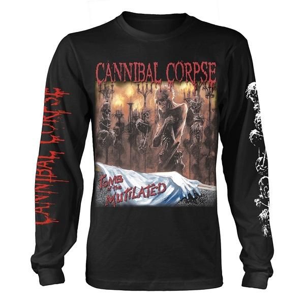 CANNIBAL CORPSE Tomb Of The Mutilated Black, ロングTシャツ