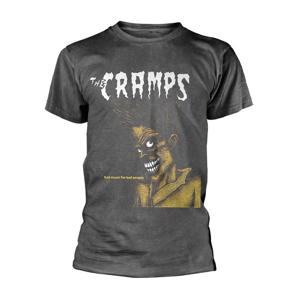 THE CRAMPS Bad Music For Bad People Vintage Wash, Tシャツ -  バンドＴシャツ専門店GARAPA-GOS(ガラパゴス) バンドＴシャツやメタルＴシャツ、アメコミＴシャツやグッズ等の通販専門店