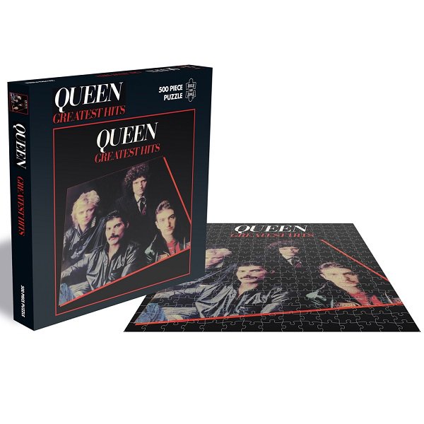 Queen Greatest Hits 500 Piece バンドグッズ ジグソーパズル バンドｔシャツ専門店garapa Gos ガラパゴス バンドｔシャツやメタルｔシャツ アメコミｔシャツやグッズ等の通販専門店