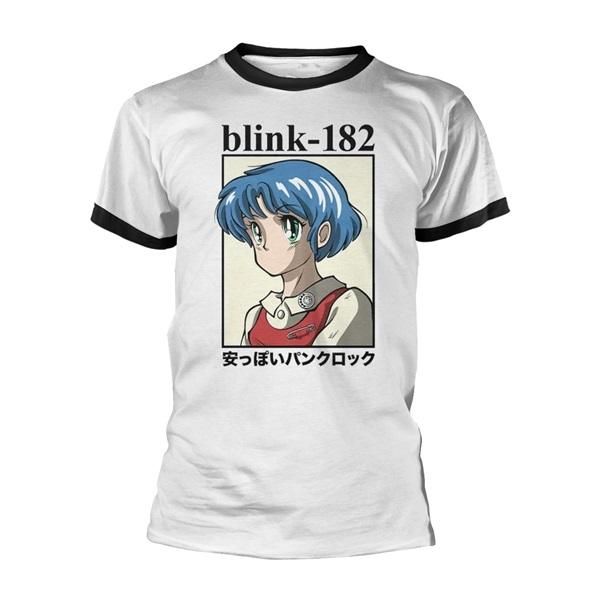 BLINK 182 Anime Ringer, Tシャツ バンドTシャツ専門店GARAPA-GOS(ガラパゴス) バンドTシャツやメタルTシャツ 、アメコミTシャツやグッズ等の通販専門店 BLINK182 バンドTシャツ