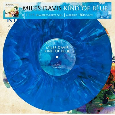 MILES DAVIS Kind Of Blue Blue Marble Vinyl, バンドグッズ（レコード盤） -  バンドＴシャツ専門店GARAPA-GOS(ガラパゴス) バンドＴシャツやメタルＴシャツ、アメコミＴシャツやグッズ等の通販専門店