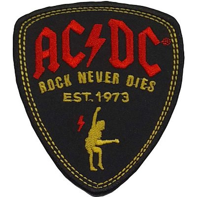 AC/DC Plectrum, バンドグッズ（パッチ） - バンドＴシャツ専門店GARAPA-GOS(ガラパゴス) バンド ＴシャツやメタルＴシャツ、アメコミＴシャツやグッズ等の通販専門店