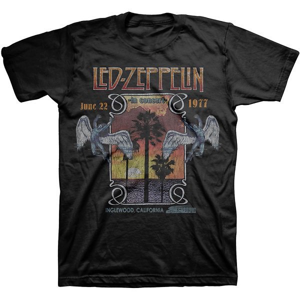 超希少】90s led zeppelin 総柄Tシャツ-