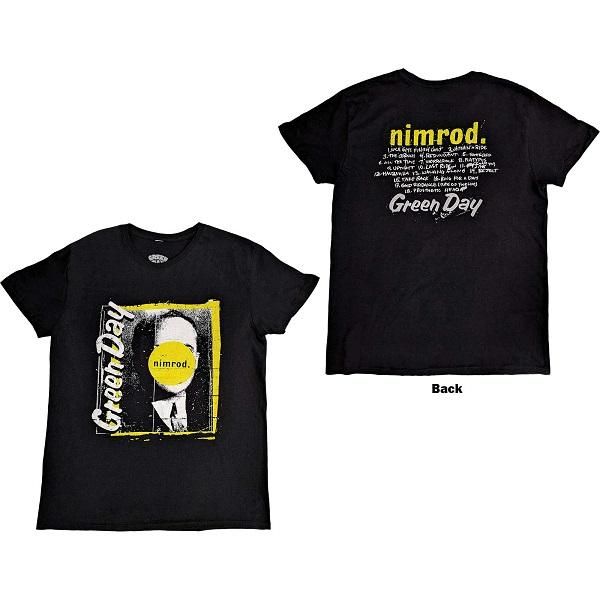 GREEN DAY Nimrod Tracklist, Tシャツ - バンドTシャツ専門店