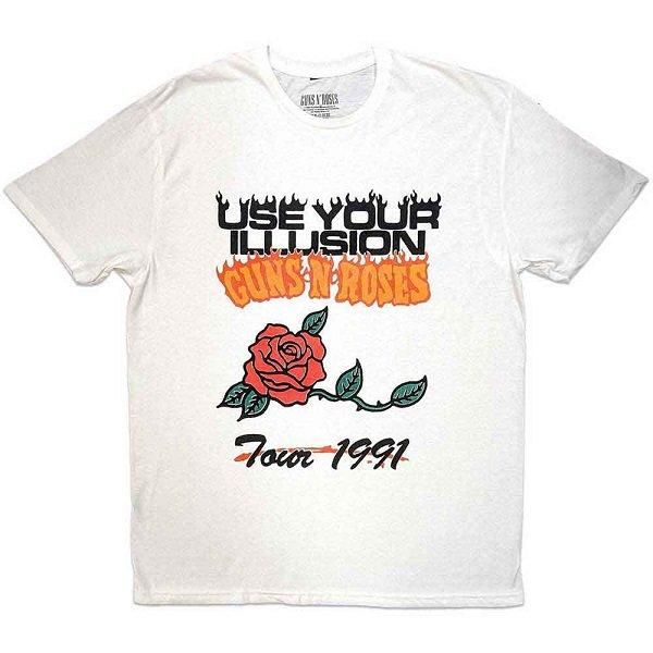 GUNS N ROSES Use Your Illusion Tour 1991, Tシャツ - バンドTシャツ