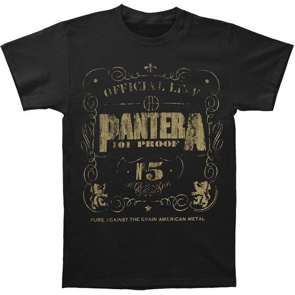 PANTERA 101 Proof, Tシャツ - バンドTシャツ専門店GARAPA-GOS(ガラパゴス) メタルTシャツやアメコミTシャツ