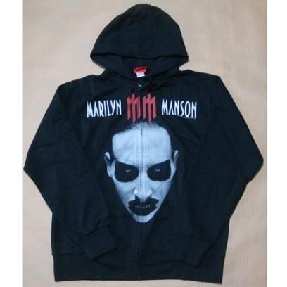 即納】MARILYN MANSON Babble Babble, ジップパーカー - バンドＴ