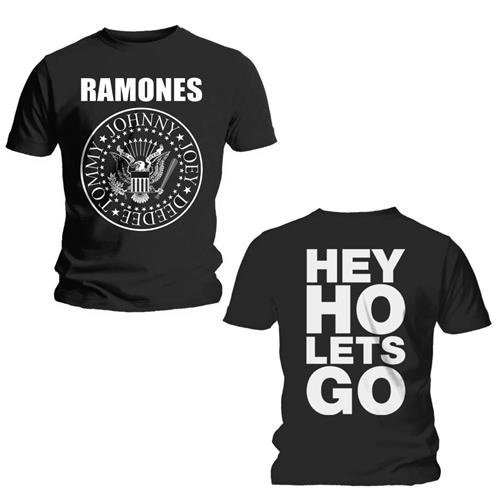RAMONES Hey Ho Lets Go, Tシャツ - バンドＴシャツ専門店GARAPA-GOS(ガラパゴス)  バンドＴシャツやメタルＴシャツ、アメコミＴシャツやグッズ等の通販専門店