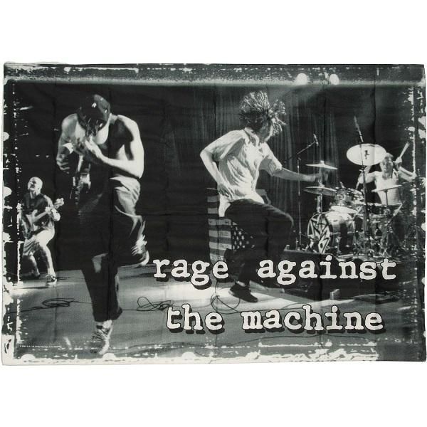 RAGE AGAINST THE MACHINE Jumpin, バンドグッズ（布製ポスター