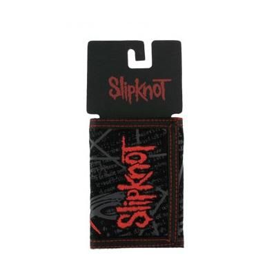 slipknot embroidered logo red バンドグッズ 財布 バンドTシャツ