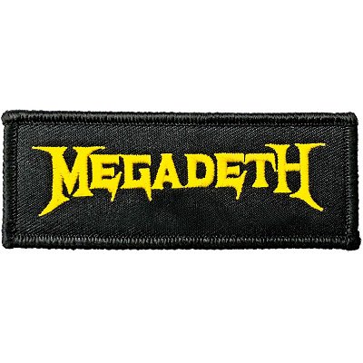 Megadeth Logo Wpatch バンドグッズ パッチ
