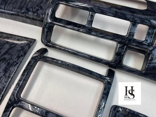 ハイゼット トラック 前期 3Dインテリアパネル 黒ウッド S200P