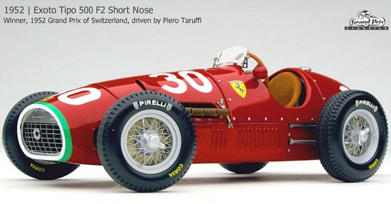 エグゾト GPC97195 1/18 フェラーリ Tipo 500 F2 Short Nose #30 