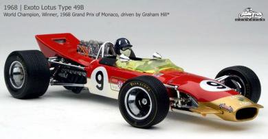 エグゾト 1/18 GPC97005 ロータス G.ヒル モナコGP 1968 Exoto Lotus Type 49B #9 Graham Hill  - エグゾト専門店【EXOTO FANTASY】