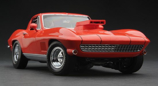 エグゾト MTB00017 1/18 コルベット スティングレイ 1967 Exoto Corvette Moroso Drag Racer クーペ  - エグゾト専門店【EXOTO FANTASY】