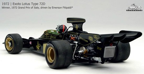 エグゾト GPC97038 1/18 ロータス イタリアGP 1972 Exoto Lotus Type 