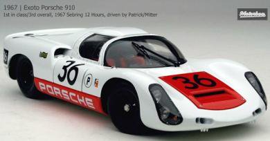 エグゾト MTB00066B 1/18 ポルシェ 910 1967 Exoto Porsche 910 #36 セブリング 12時間レース -  エグゾト専門店【EXOTO FANTASY】