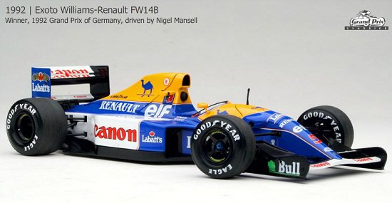 【絶版】EXOTO エグゾト　Williams-Renault FW14B #5