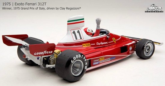 エグゾト GPC97051 1/18 フェラーリ 312T イタリアGP 優勝 クレイ 
