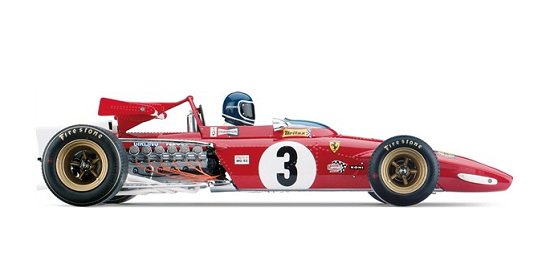 エグゾト GPC97063 1/18 フェラーリ 312B メキシコGP ウィナー #3 1970 Exoto Ferrari ジャッキー