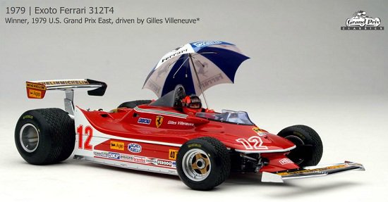 エグゾト GPC97075 1/18 フェラーリ ジル・ヴィルヌーヴ アメリカGP