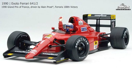 エグゾト GPC97104 1/18 フェラーリ 100勝 フランスGP アラン 