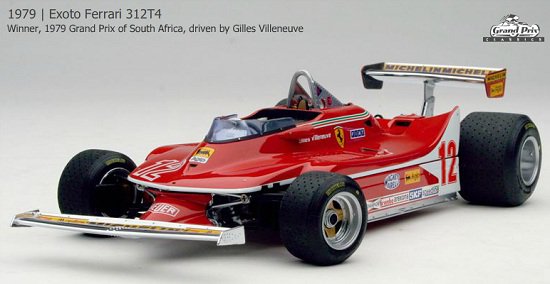 エグゾト 1/18 フェラーリ 南アフリカGP 1979 Exoto Ferrari 312T4 #12 