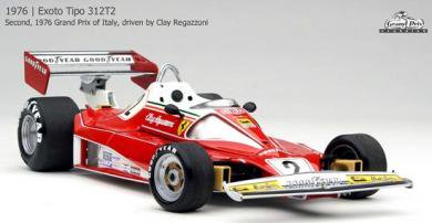 エグゾト GPC97130 1/18 フェラーリ 312T2 #2 イタリアGP 1976 クレイ 