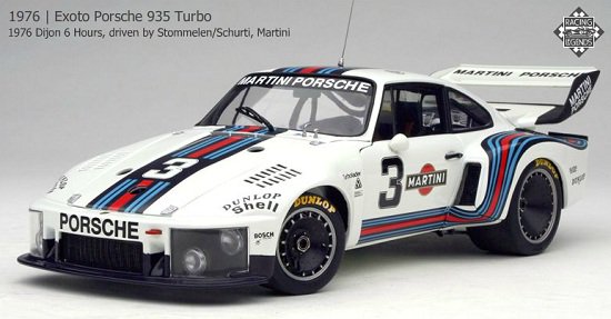 京商 Exoto Porsche 935 Turbo #40 Martini