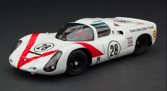エグゾト MTB00064B 1/18 ポルシェ 910 日本GP 1968 Exoto Porsche 910 