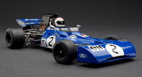 エグゾト GPC97020 1/18 ティレル フォード 003 #2 ドイツGP 優勝 J.スチュワート 1971 Exoto Tyrrell  フィギュア付 - エグゾト専門店【EXOTO FANTASY】