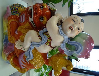 陶器中国人形