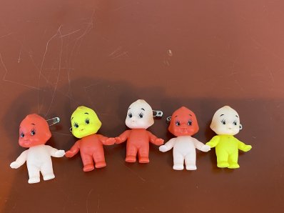 カラーキューピー人形（ミニ）５個セット - Chai-Tro（チャイトロ 