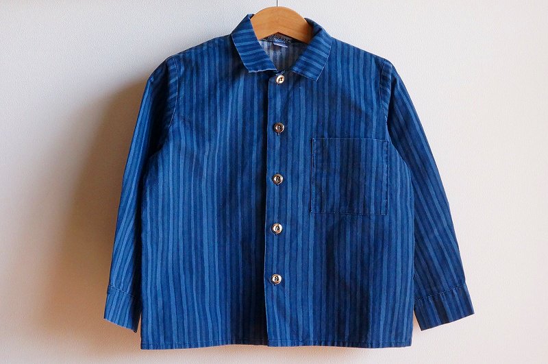 マリメッコ の古着キッズ長袖シャツ ヨカポイカ(100)ブルー- 北欧雑貨