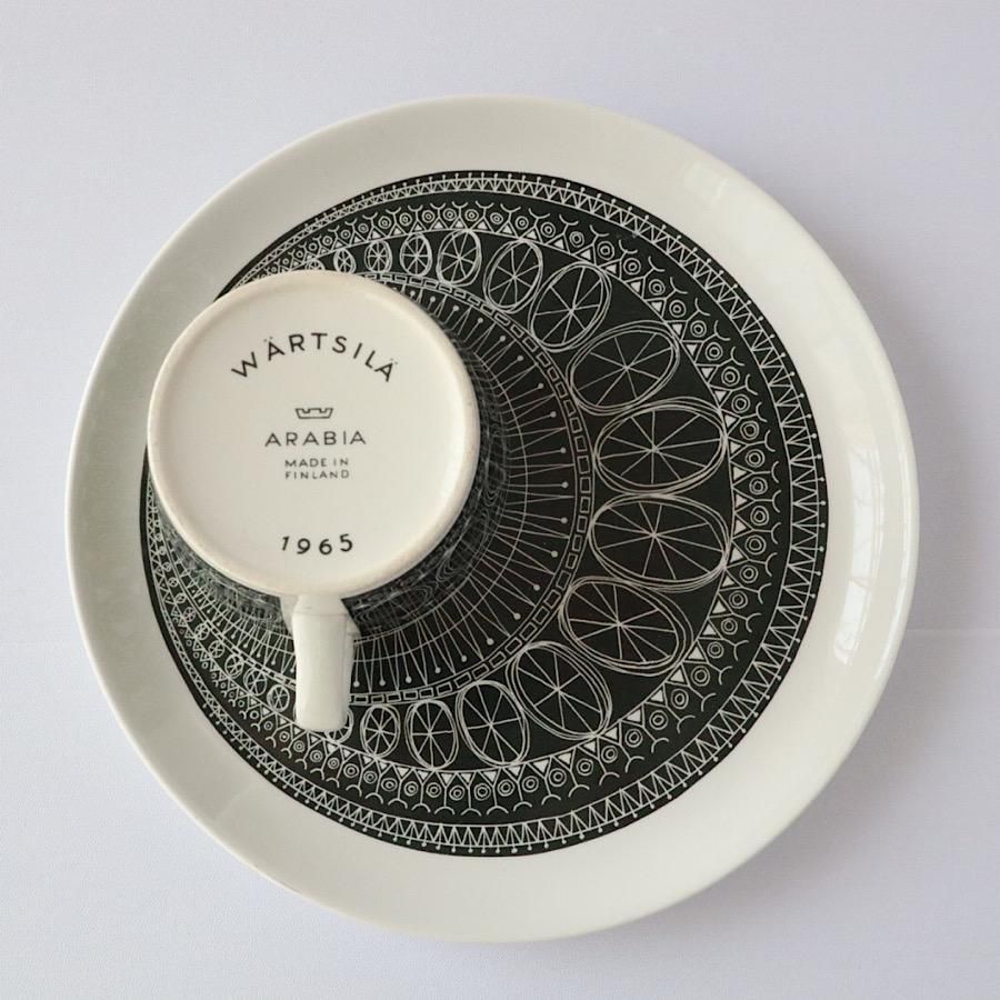 ARABIA(アラビア)TVセット Pikapara-astiat グレー -北欧雑貨、北欧