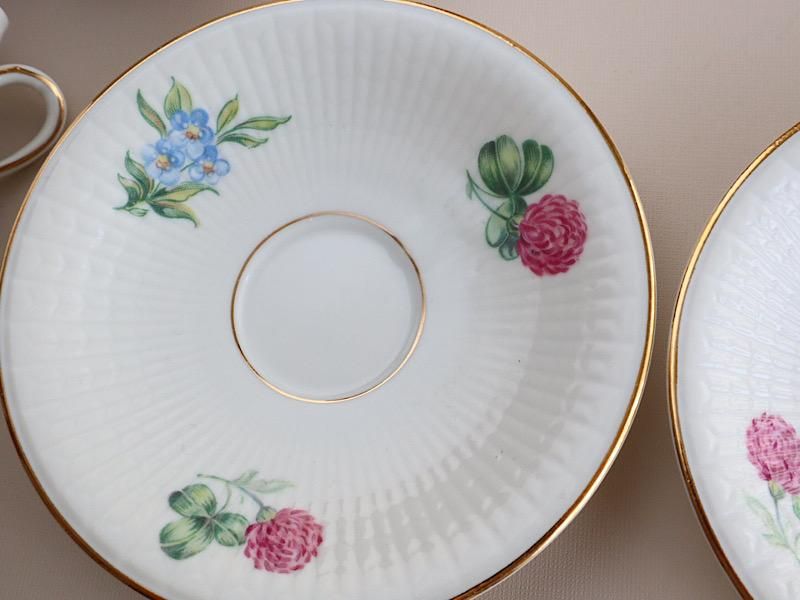 Rorstrand ロールストランド ボタニカル柄 デミタスカップ＆ソーサー