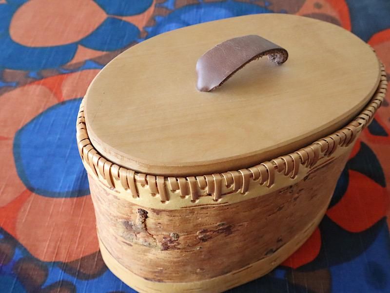 リトアニア 白樺キャニスター | 北欧雑貨 - 北欧雑貨、北欧インテリア