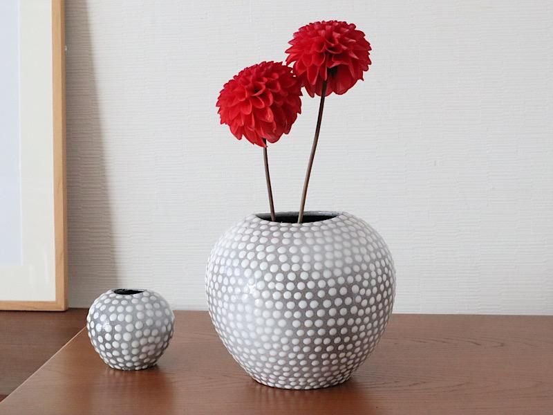 upsala ekeby 花瓶　大小セット　陶器　スウェーデン Mari simmulson / マリシムルソン】フラワーベース《Upsala