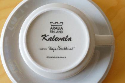 希少）ＡＲＡＢＩＡ アラビア Ｋａｌｅｖａｌａ カレワラ ティーカップ＆ソーサー - 北欧雑貨、北欧インテリア・キッチン雑貨のお店｜suosikki  北欧雑貨店 スオシッキ