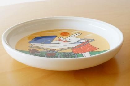 廃盤希少)ARABIA アラビア ヘルヤ うさぎ プレート キッズ用