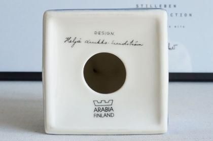 ARABIA アラビア ヘルヤ ハウスキャンドルホルダー（ブルー）の