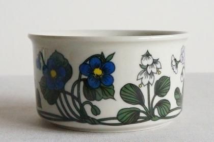 ARABIA　フローラシリーズ　陶器ボウル 2個セット ARABIA アラビア Flora フローラ シュガーボウル- 北欧雑貨、北欧