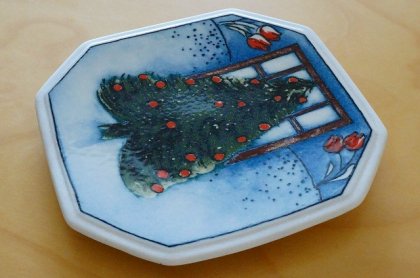 アラビア×フィンエアー ヘルヤ陶板 (クリスマス)- 北欧雑貨、北欧