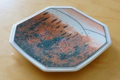 アラビア×フィンエアー ヘルヤ陶板 (秋の紅葉)- 北欧雑貨、北欧